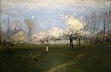 George Inness Spring Blossoms New Jersey painting